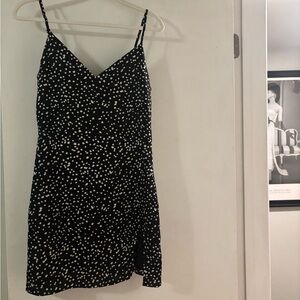 Black and White Polka Dot Dress